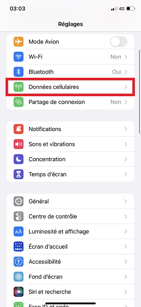 Comment configurer les données mobiles sur un iPhone.